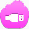 Pink-cloud-icons