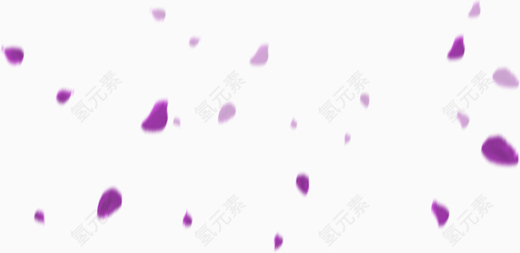 紫色模糊花瓣七夕情人节