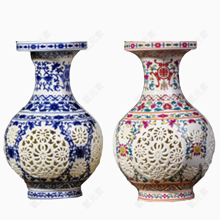 中式花瓶