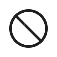 禁令不 可能封锁禁止标志禁止禁止标志警告图标禁令