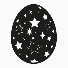 星星图案复活节彩蛋