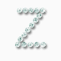 绿宝石水钻字母Z