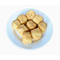 美味的豆腐泡素材图片