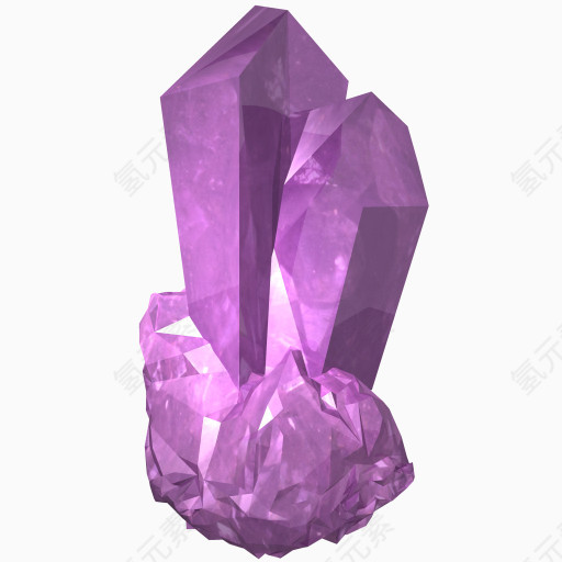 手绘紫水晶