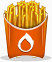 灰烬法国薯条social-fries-icons