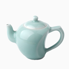 青釉茶壶一个