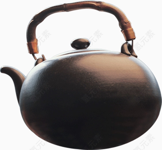 古铜色茶壶