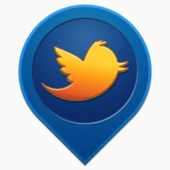 推特media-pins-social-icons