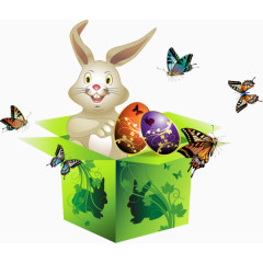 盒子里的兔子和彩蛋