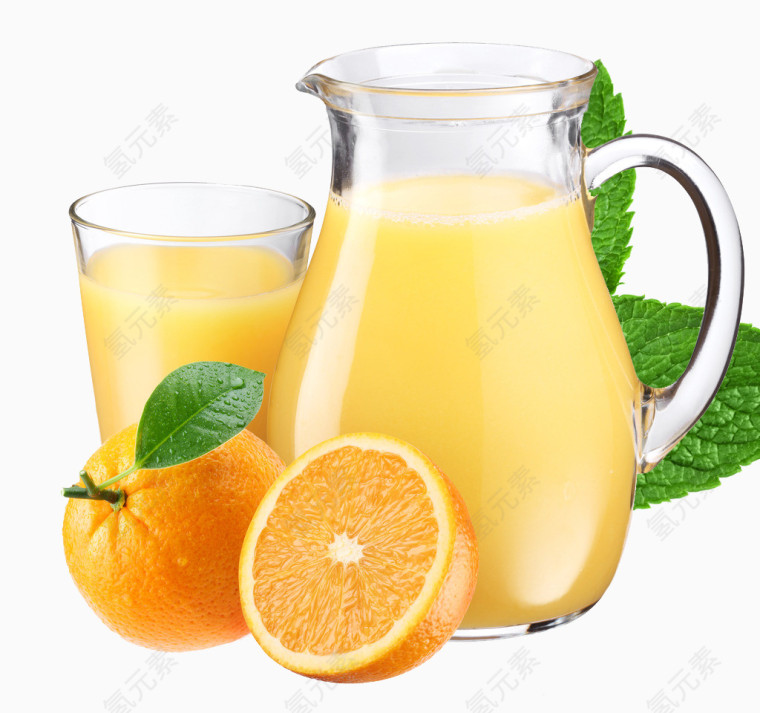 橙汁图案