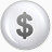 货币美元Light-Grey-Orb-icons