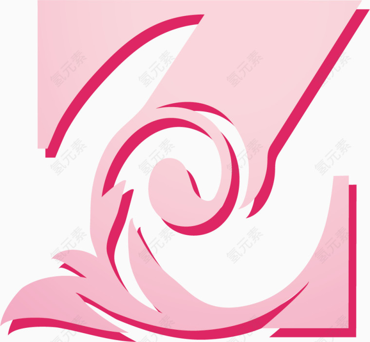 粉色创意字母Z
