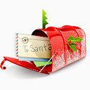 圣诞节 邮箱  节日素材  节日元素 信箱