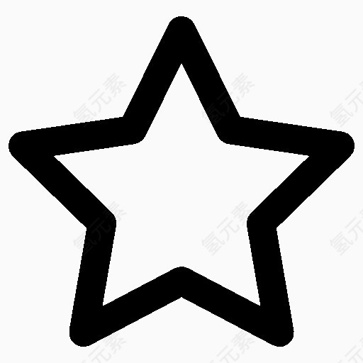 Messaging Outline Star Icon