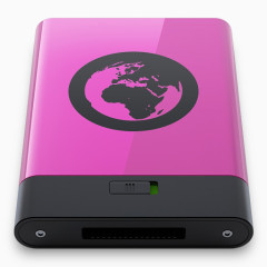 粉红色的服务器B图标