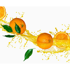 橙子和果汁