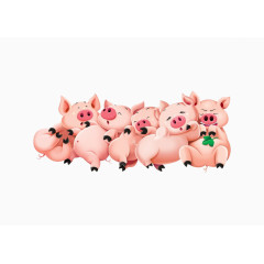 一群小猪