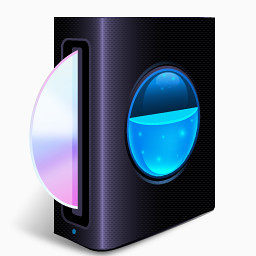 CD驱动3D bluefx桌面图标
