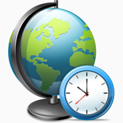 地球仪和钟表