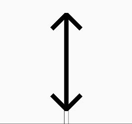 箭头适合垂直Linea-outline-icons