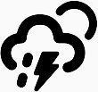 云小雨闪电太阳Dripicons-Weather-icons