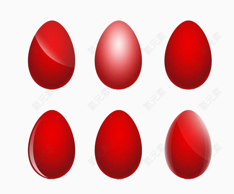 红色的鸡蛋