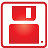 软盘磁盘super-mono-red-icons