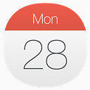 日历IOS8-cirtangle-concept-icons