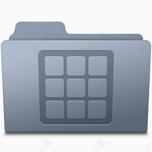 Icons Folder Graphite Icon