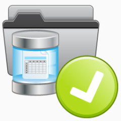 folder database ok icon