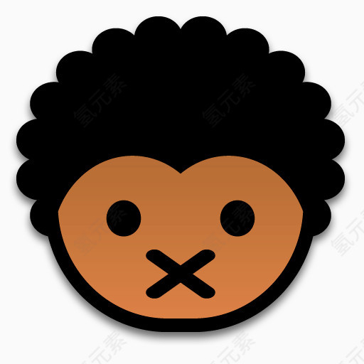 安静的表情符号black-power-emoticons-icons