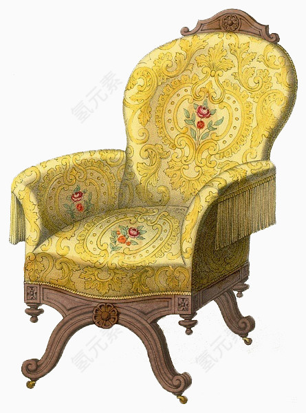法国王室黄色椅子