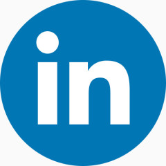 圈LinkedIn标志媒体网络分享社会社会和放大器；消息界面-颜色形状-自由