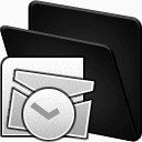 文件夹每日黑色应用程序图标