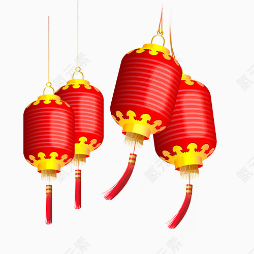 红灯笼喜庆春节过年