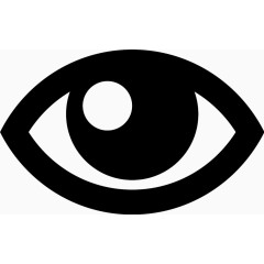 眼睛icomoon-free-icons
