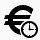 货币标志欧元时钟Simple-Black-iPhoneMini-icons
