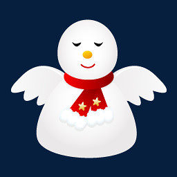 天使雪人funny-snowmen-icons