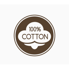 100%纯棉标识