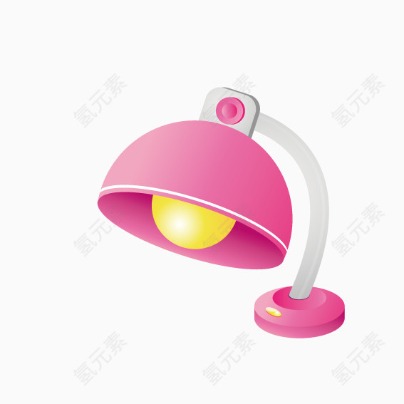 粉色小台灯
