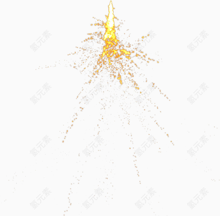 粒子爆炸动态光效PNG图片