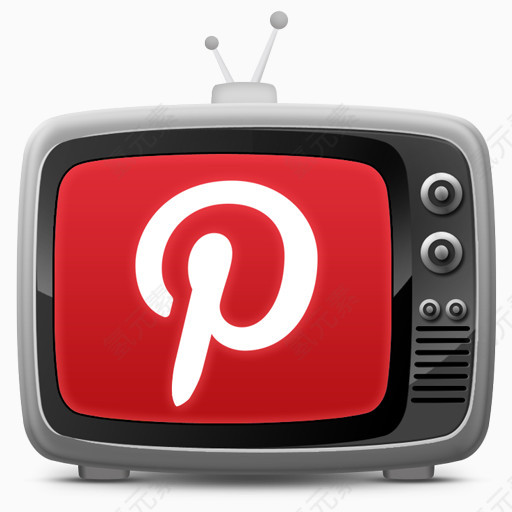 social-media-tv-set-icons