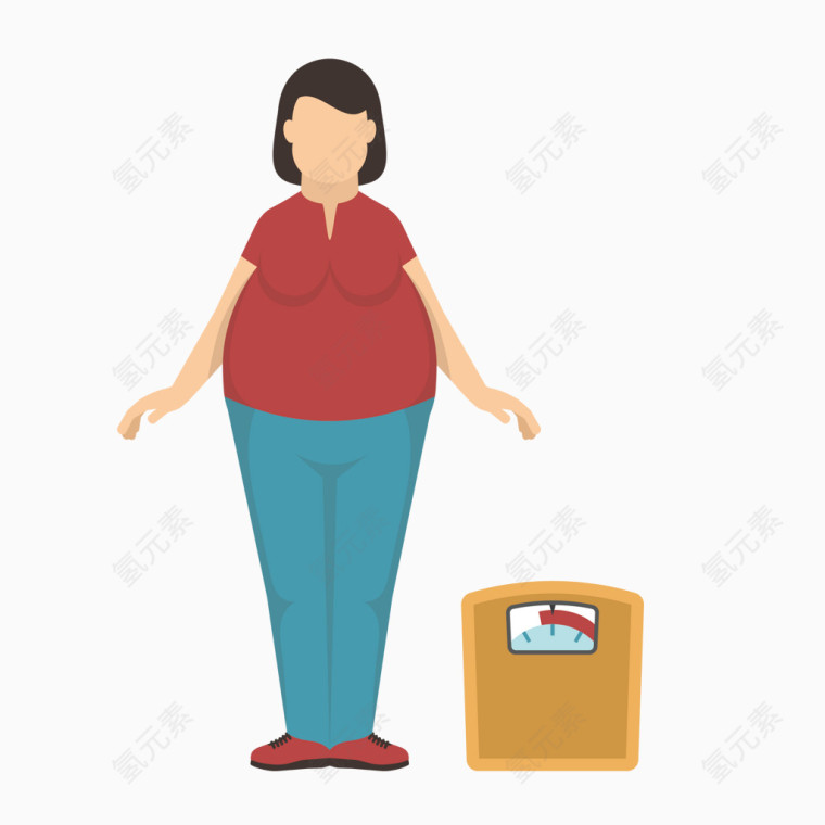 女性体重测量