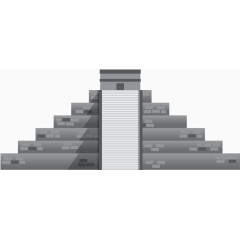 墨西哥风情建筑玛雅金字塔