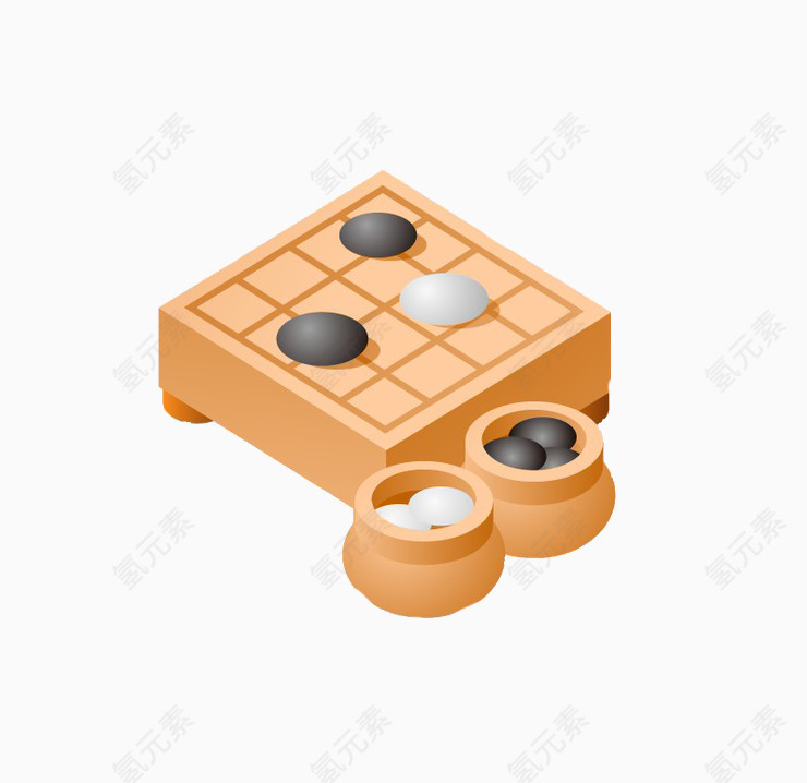 卡通五子棋盘