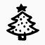 圣诞节冷杉假日新年云杉明星树冬天快乐的图标免费12圣诞和新年的图标