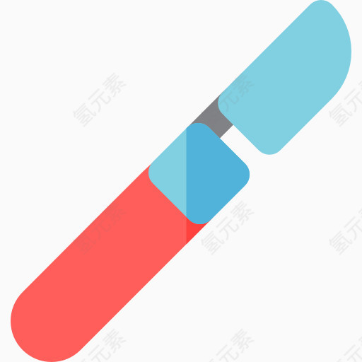 红色手术刀