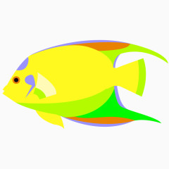 海底黄色小鱼