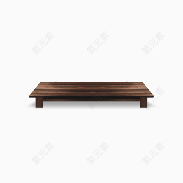 立体木桌