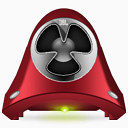 JBL电子生物二世迷你红色的chums-icons